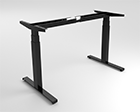 Tischgestell elektrisch höhenverstellbar CLASSIC 2.0 Flex 2b/3D 2-Bein anthrazit métallisé