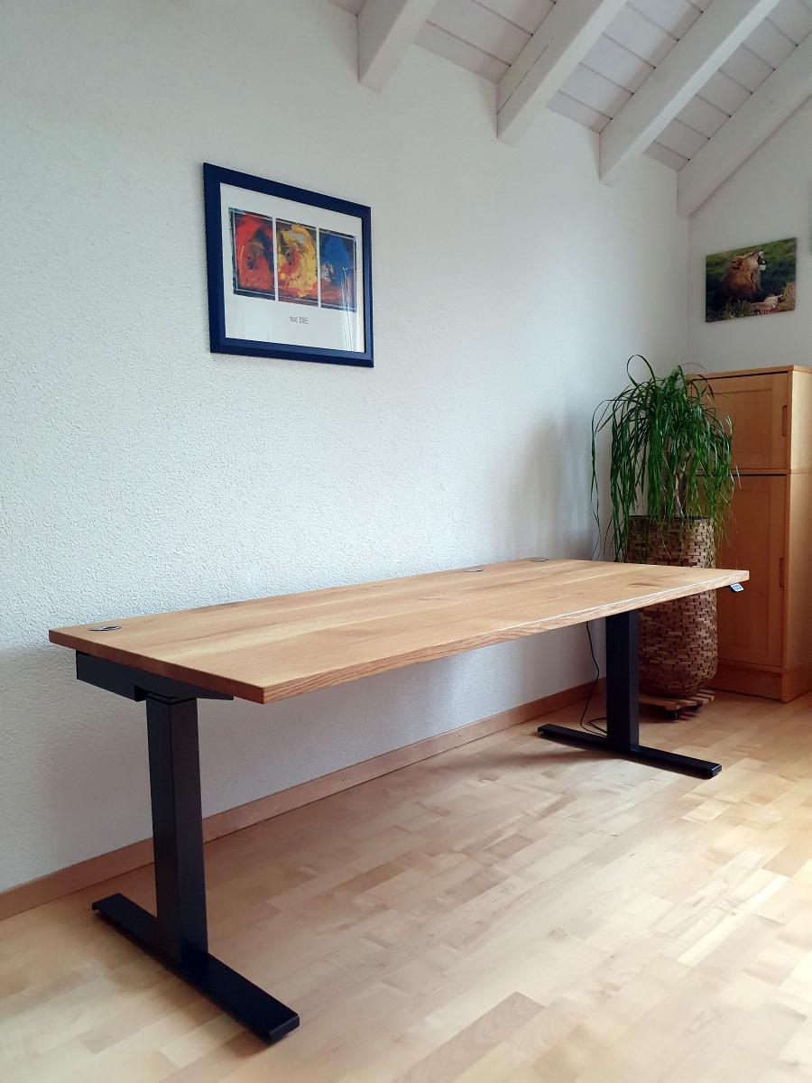 Tischplatte Massivholz (Eiche, Schweiz)