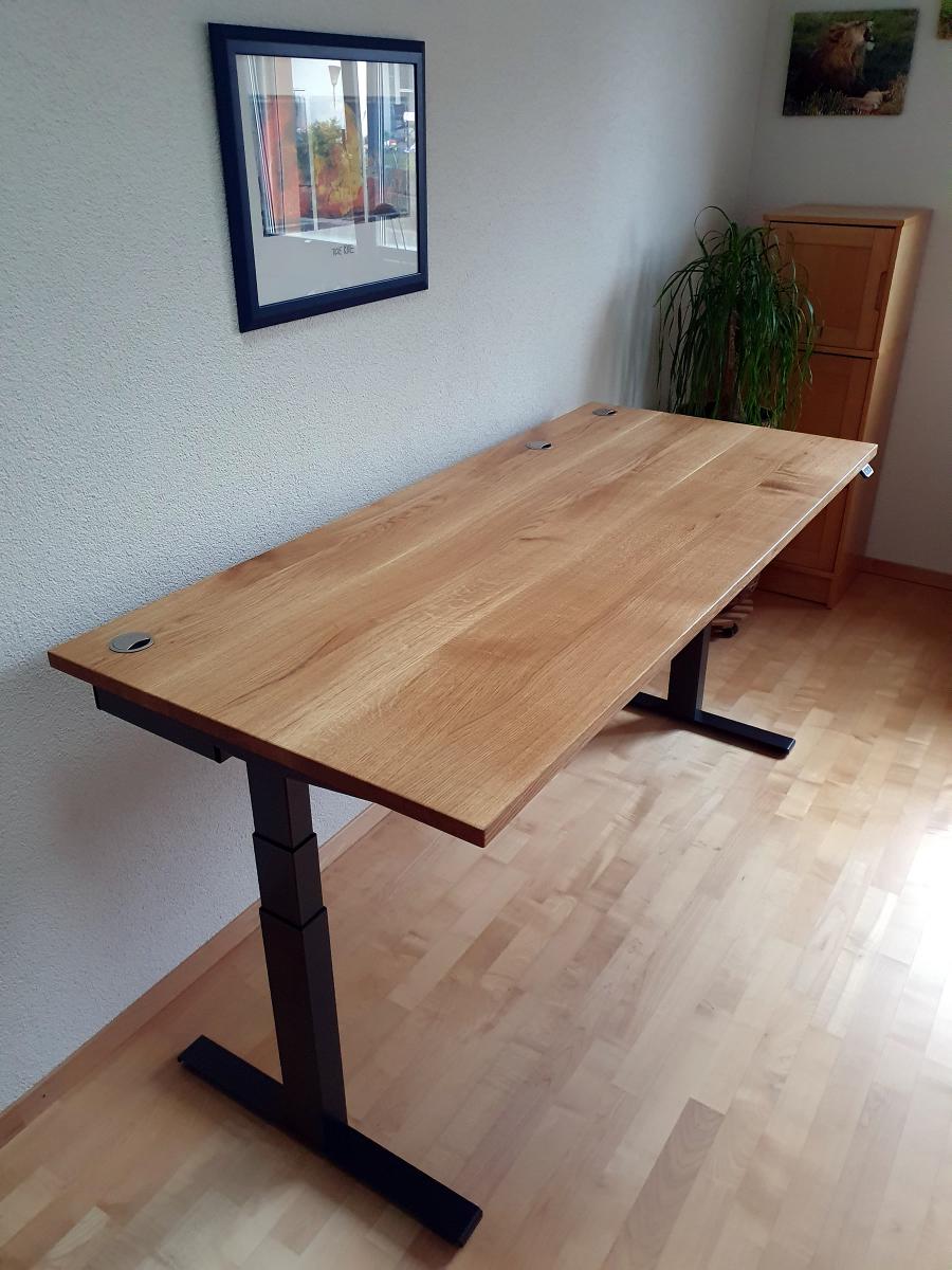 Tischplatte in Massivholz Eiche (Schweiz)
