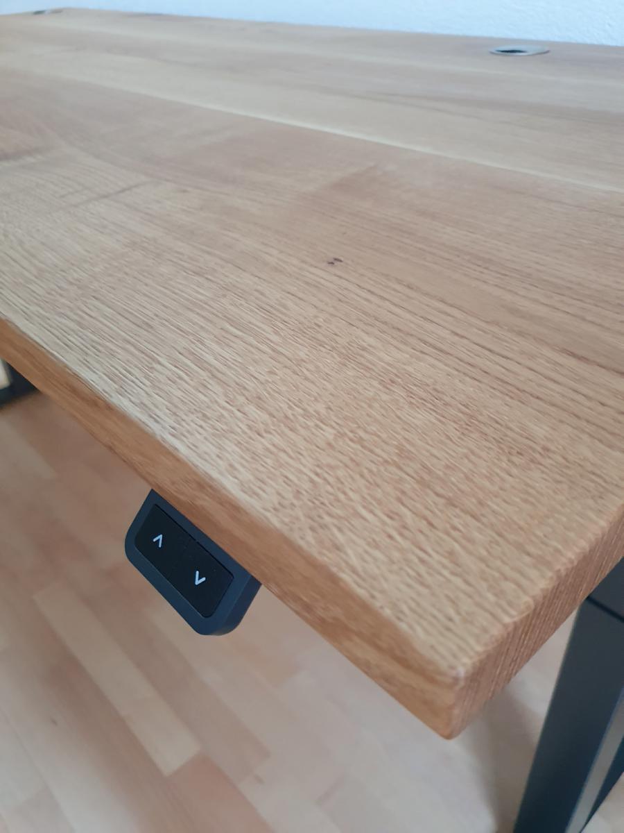 Tischplatte Massivholz (Eiche, Schweiz) mit Controller Basic